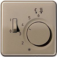 Лицевая панель Jung CD500 для терморегулятора светлая бронза картинка